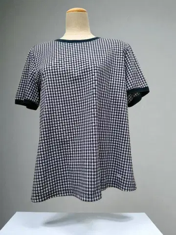 닥스 네이비 체크 T셔츠