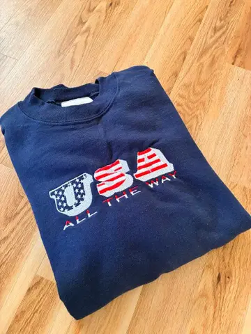 U.S. Sport USA ALL THE WAY 맨투맨 L 네이비