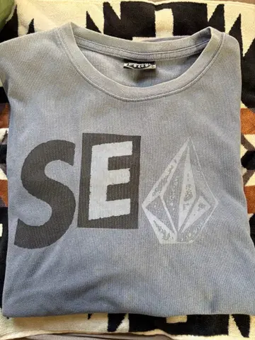 VOLCOM S/S Tee SEA STONE 블루