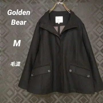 Golden Bear 네이비 울 코트 하프 코트 M 넉넉하게