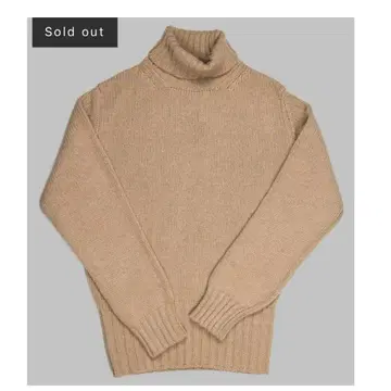완판! 브라이스랜즈 RAF 롤넥 풀오버/스웨터 카멜