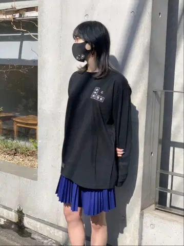 cadode [ 허무감과 정동 ] long T셔츠 (Black)