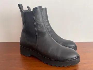 다이애나 사이드 고어 숏부츠 블랙 24cm