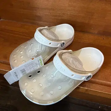 크록스 화이트 클로그 샌들