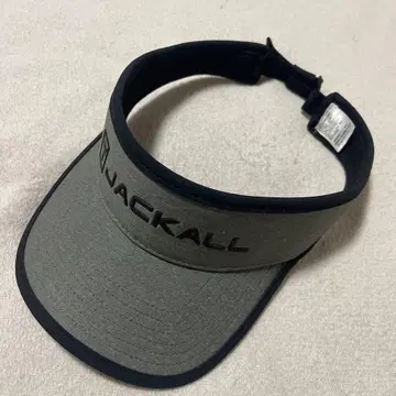 JACKALL 쟈칼 그레이 바이저 모자 조정 가능
