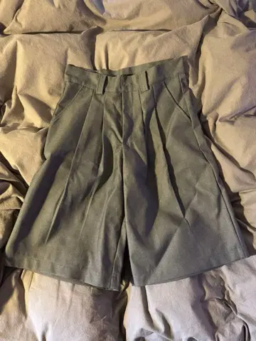 하프 팬츠 그레이 해외 스트릿