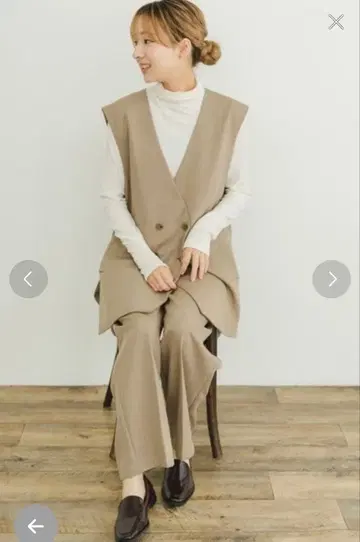 ITEMS URBANRESEARCH 베스트 x 팬츠 세트