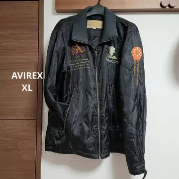 초레어 Avirex Ltd 블랙 점퍼 XL
