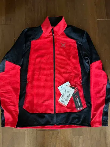 플리스 자켓 M 레드/블랙