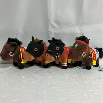 서러브레드 컬렉션 마스코트 볼체인 4개 세트