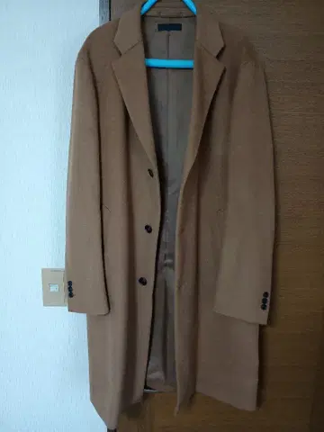 카멜 체스터 코트 UNIQLO XL