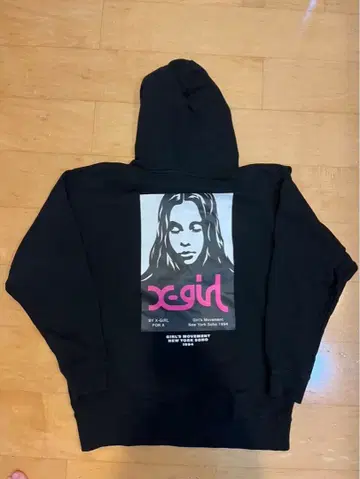x-girl 후드티 L 사이즈 블랙