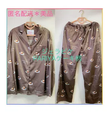 젤라피케 PARIYA 케이크 케이크 새틴 체리 팬츠 초코 브라운