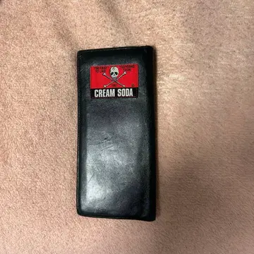 CREAM SODA 장지갑 블랙