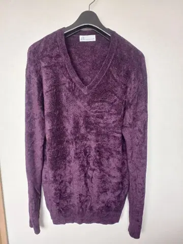토네이도 마트 퍼플 V넥 스웨터 L Tornado Mart