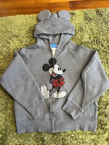 도쿄 디즈니 리조트 미키 후드티 S 사이즈 귀 포함