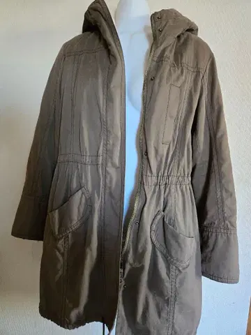 ef-de 에프데 카키 플리스 라이닝 모즈 코트