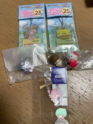 산리오 캐릭터 키링 세트