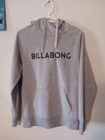 BILLABONG 그레이 후드티 M 사이즈