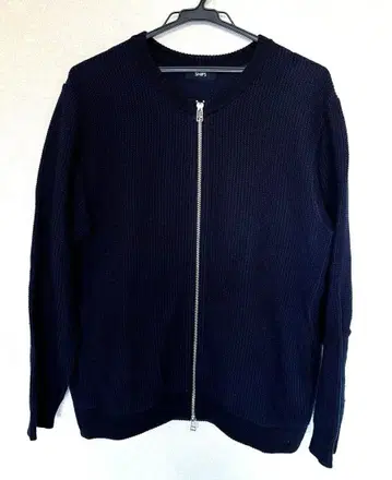 SHIPS 더블 지퍼 니트 가디건