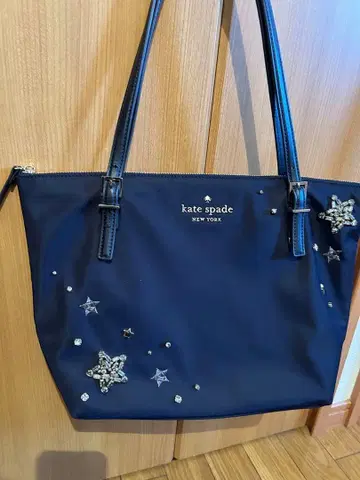 케이트 스페이드 네이비 토트백