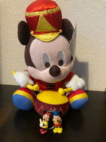 디즈니 미키 봉제 인형 키링