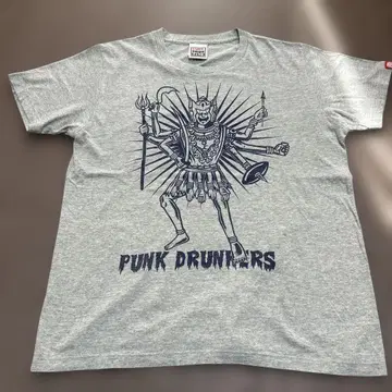 PUNK DRUNKERS 아슈라맨 그레이 T셔츠 Vintage