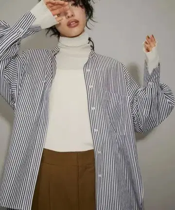 ADAM ET ROPE TC 브로드 밴딩 셔츠