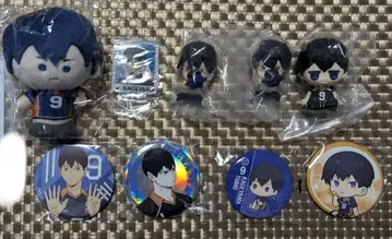 하이큐 숨바꼭질 피규어 끈적 캔뱃지 버섯 키노코 카게야마