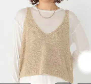 studio CLIP 3게이지 셔닐 얀 베스트