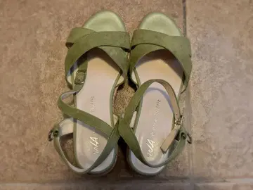 ORiental TRaffic 크로스 스트랩 샌들 M 그린