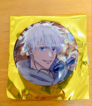 주술회전 말큐브 트레이딩 홀로 캔뱃지 고죠 사토루