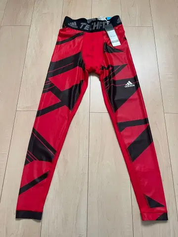 adidas TECHFIT 레깅스 빨검 남성용 L 사이즈