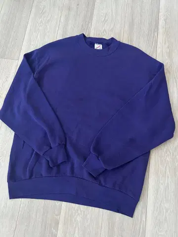 USA제 90s JERZEES 퍼플 맨투맨 XL