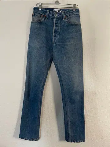 RE/DONE 리던 리바이스 24 데님 블루 하이라이즈