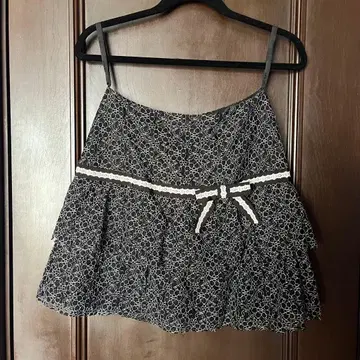 안나수이 꽃무늬 레이스 스커트