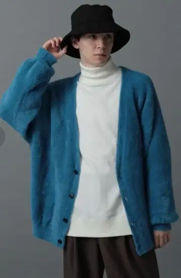 HARE 샤기 니트 가디건