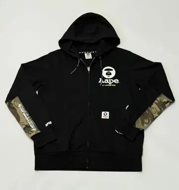 Aape 블랙 후드티 L