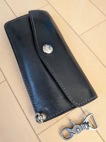 트래커 지갑 이탈리아 가죽 핸드메이드 나스칸 funny