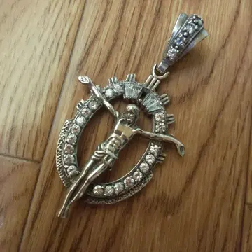 십자가 그리스도 목걸이 탑 실버925