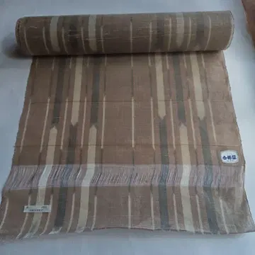 여름용 여름 기모노 옷감 실크 100% 브라운 계열