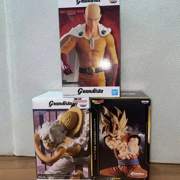 그란디스타 사이타마 손오공 루피 기어 5 프라이스 피규어 3개 세트