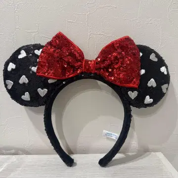 디즈니 하트 패턴 머리띠