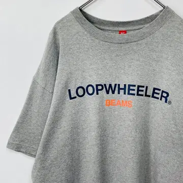 LOOPWHEELER BEAMS 별주 T셔츠 그레이