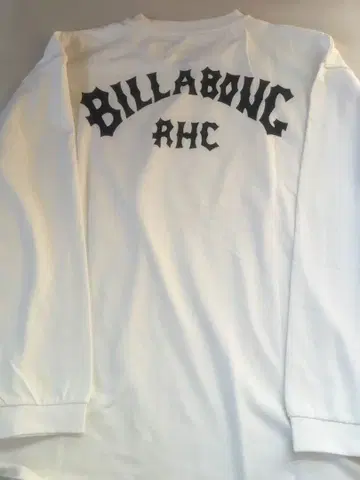 BILLABONG RHC 론 헤르만 별주 화이트 긴팔 티셔츠