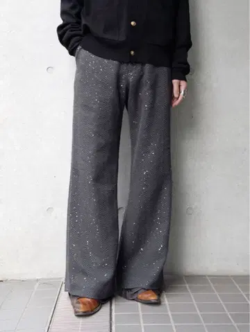 MASU 'SPARKLING FLARE TROUSERS'