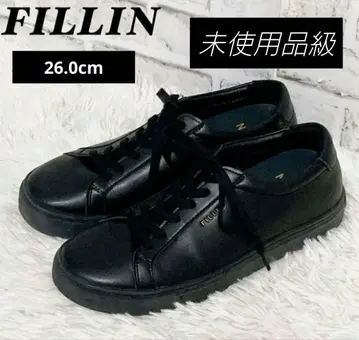 [컨디션 최상] 미사용급 FILLIN TOKYO 가죽 스니커즈 26cm