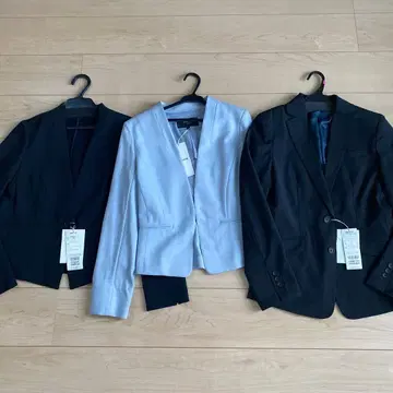 COMME CA ISM 테일러드 자켓 노카라 S