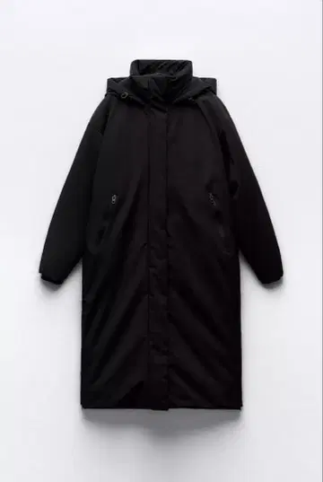 ZARA 롱 다운 코트 발수 방풍 M 사이즈