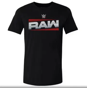 WWE RAW 티셔츠 M 사이즈 블랙